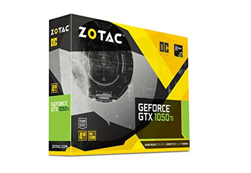 Zotac GeForce GTX 1050 TI - Tarjeta gr  fica  4 GB  Color Negro