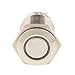 Generic Stainless Steel Metal LED Momentary 16mm Push Button Switch Flat 12V SPST Waterproof - white RS.355.00