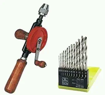 Digital Craft Combo of 2 in 1 Hand Drill Machine with 13 Pcs Drill Bits Set