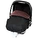 iSafe Buddy Jet Carseat Footmuff - Hot Chocolate (Black/Brown)