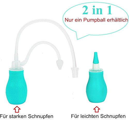 Baby Nasensekretsauger mit Medizin Pipette– IntiPal 2 in 1 Nasensauger Medizin-Pipette Pflegeset für Babys und kleine Kinder - 2