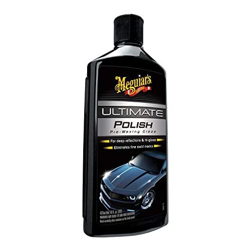 Meguiar'sÂ® Ultimate Polish (473 ml) | restores paint shine |high glossy shine | Removes fine swirl marks | Easy to use