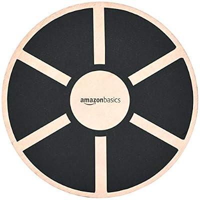 AmazonBasics Planche d’équilibre en bois, Noir