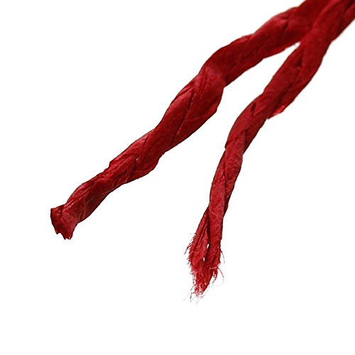 70m Rolle Papierschnur Geschenkpapier 2mm rot - 2
