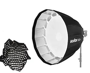 Godox P120H 120cm Bowens Mount Deep Parabolic Soft Box (120H with Grid)