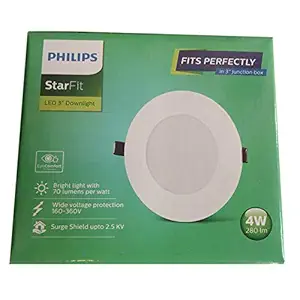 PHILIPS Star Fit 4 Watts LED Down light Green, 3 inch