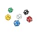 Produktbild WHATWEARS D20 Spielwürfel, 20 Seiten, Rollenspiele, D & D, 6 Stück, blickdichte Farbe