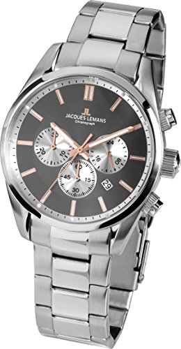 Jacques Lemans - Cronografo da uomo Classic 42-6G