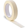 MARKQ Masking Tape 1" x 20 Yards | Strong Adhesive Tape for Painting, Decorating, DIY Home, Office, School Stationery, Arts, DIY Crafts etc [1 Roll]