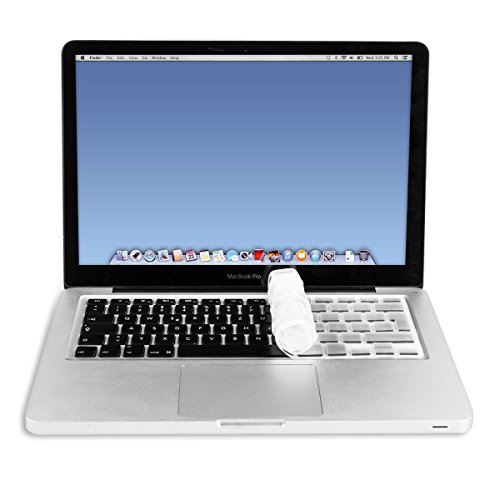 kwmobile 2in1 Set  Griffiges und robustes gummiertes HARDCASE f  r Apple MacBook Air 13   ab Mitte 2011  in Transparent   Keyboard Skin Tastaturschutz