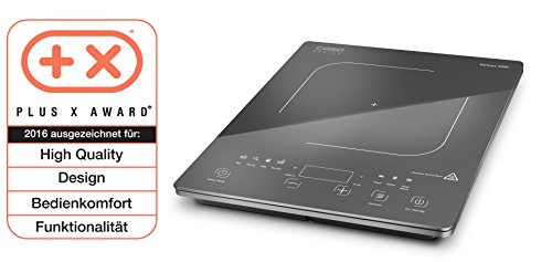 CASO Various 2000 mobiles Design Einzel-Induktionskochfeld, Induktionsplatte für schnelles, energiesparendes und sicherers kochen, Kochfeld mit 7 Direktfunktionen, 2000 Watt - 2