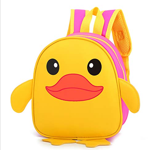 Preisvergleich Produktbild Süße Ente Cartoon Kinder Rucksack Schultasche (Pink)