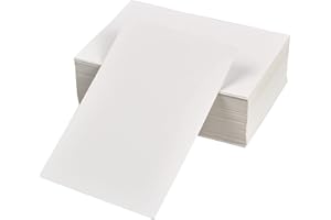 heavenlife 100 Blätter Blanko Karten A6, Papier Karten, Postkarten Natur Kraft 350 g/m², Leere Kraftkarton als Mitteilungs-Karte Grußkarte 15x10 cm für Graffiti, Geschenke, Breife (Weiß)
