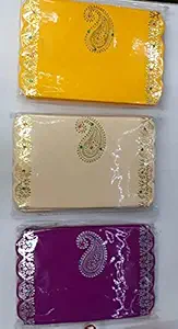 Onlinesalescantt Exclusive Design Shagun Money Gift Envelope Cover Lifafa for Kids Gift Festival Assorted Colours Half Size Easy to Carry in Pocket Without fold (Pack of 30 Envelops) 402