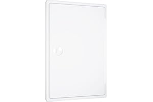 SYSTERM Tapa de inspección universal Dimensiones exteriores 20 x 25 cm Tapa de revisión delgada para abrirlo. Tapa de revisión abierta básica. Plástico ABS blanco (20 x 25 – OPI 20/25)