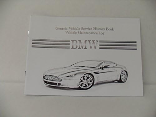 Generic Service History Book Suitable For All BMW Cars