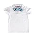 For 2-8 years old boys,Clode® 1PC Baby Boys Short Sleeve T-Shirt+Plaid Short Pants Suit Outfit Clothing Set (2-3 Years old, White)