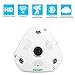 Price comparison product image FEISIER 1.3M P2P 960P Wireless Home IP Camera Surveillance System 360 Degree Panorama 3D Fish-eyes Infrared Camera with Power supply and Support VR Box,Included 16G TF Card.