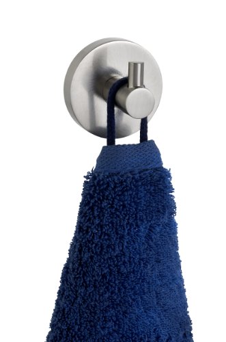 WENKO 20500100 Power-Loc Wandhaken Pineto – Befestigen ohne bohren, Zinkdruckguss, 5.2 x 4 x 5.2 cm, Matt - 2