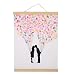 Produktbild Bild Poster Artwork Leinwand Aufhänger Moderne Magnetische DIY Holz Bilderrahmen Für Dekoration Wand Weiß Holz(21cm)