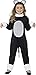 Produktbild Smiffys Kinder Cool Cat Mädchen Kostüm, Jumpsuit mit Schwanz und Haarreif, Größe: S, 33156