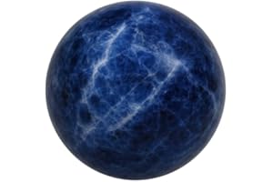 PANDIUI23 Sfera sodalite lucidata naturale, cristallo lucido con proprietà energetiche, quadrante lucido, sfera di cristallo (Sodalite, 3 cm)
