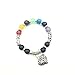 Produktbild Boladge 7 Chakra Heilung Balance Naturstein Perlen Armband Yoga Balancing Reiki Charm Armband mit Herz Anhänger