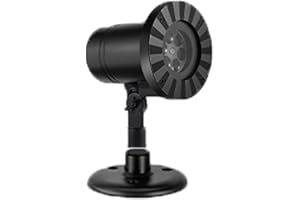 SKIBILES Proyector de Copos de Nieve, IP65 Impermeable Proyector para Luces de Navidad, Lámpara de Proyección de Copo de Nieve Decorativas para Interior y Exterior