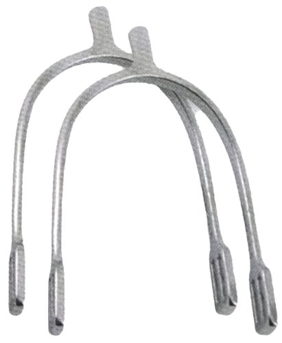 CATAGO-Plain-Stainless-Steel-Spurs-Model-Colour-Silver--New--UPE-2499-Euro-zinkguss-SizeKinder15-mm