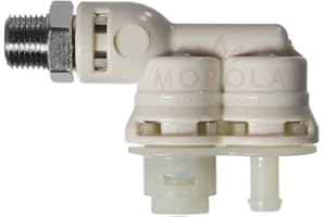 Morola Valvola a 3 Vie - VNR Autoinnesco - Racc.M1/8 Girevole in Acciaio 12R11 - Ricambio - Accessorio di Ricambio per Macchine da Caffè