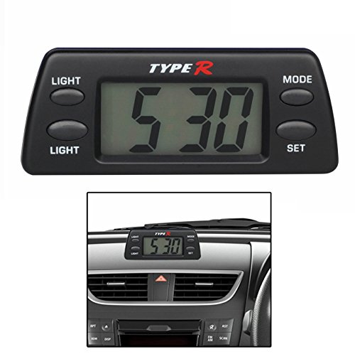 TypeR Car Dashboard Clock With Light RS.399 (73.00% Off) - Amazon