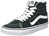  Vans Unisex-Erwachsene Sk8-hi Suede/Canvas Sneaker, Grün (Scarab/True White), 46 EU