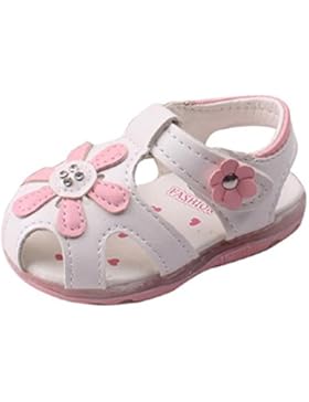 Babyschuhe,Amlaiworld Kleinkind neue Sonnenblumen Mädchen Sandalen beleuchtet Prinzessin Schuhe mit weichen Sohlen