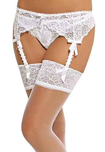 NBB Lingerie - Ensemble de Lingerie - Femme Blanc Weiß 38 - Blanc - 36