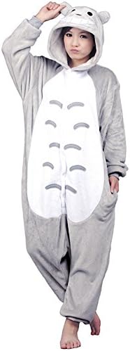Tonwhar® Totoro Kigurumi Pajamas Adult Anime Cosplay Halloween Costume (S(Height:148cm-159cm))