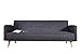 Produktbild Invicta Interior 35843 Design Schlafsofa Scandinavia 210 cm, anthrazit