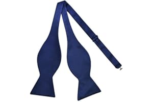 Alizeal Pre Tied Self Tie Legato Bow Tie Arco cravatta solida tessuta cravatta a farfalla per gli uomini