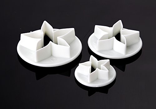 Uten® 45tlg. Ausstecher Ausstechform Stempel Modellierwerkzeug Glätter Fondant Marzipan Tortendeko Kit Set - 6