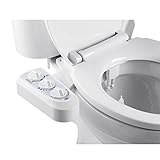 aquasin wc Boquilla de limpieza automática: la boquilla self-cleans y corrige, y que se retrae cuando no esté en uso para asegurar que usted obtiene una sanitaria, higiénico, así como una experiencia de limpieza suave, seguro y muy profunda
