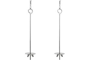 JTKREW 2 Stück Edelstahl Vogel-Spieß für Papageien - Halter für Obst, Gemüse und Futtersuche Spielzeug