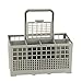Produktbild LmqhGzuqume 1 stücke Universal Geschirrspüler Besteckkorb Aufbewahrungsbox Kitchen Aid Ersatzteil (Grau), 240 * 140 * 120