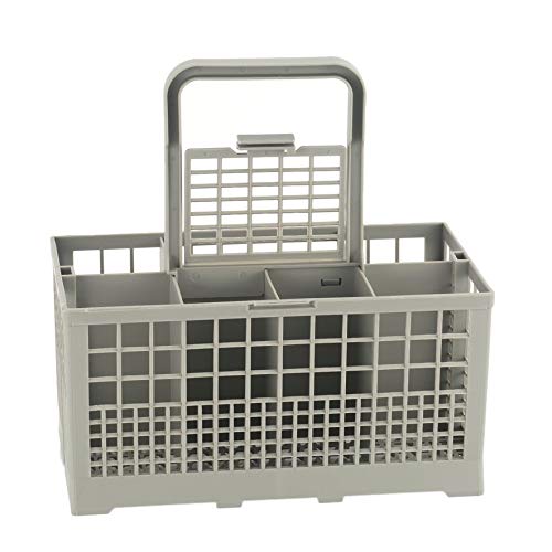 Preisvergleich Produktbild LmqhGzuqume 1 stücke Universal Geschirrspüler Besteckkorb Aufbewahrungsbox Kitchen Aid Ersatzteil (Grau), 240 * 140 * 120