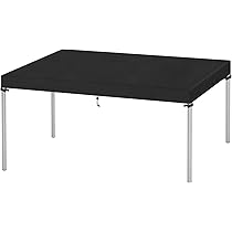 SIRUITON Grote tuinmeubelhoezen, 300 x 200 x 90 cm terrastafelhoezen, zwaar belastbare waterdichte 420D Oxford-stof terrasset beschermer met ventilatieopening, rotan tuintafelhoes