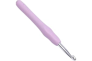 SUVSOON 6.5mm Crochet Hooks Crochet Knitting, Ergonomic Soft Handles Crochet Hooks for Arthritic Hands, Light and Comfortable Crochet Tool,Crochet Tool for Knitting Suitable for Beginners (6.5mm)