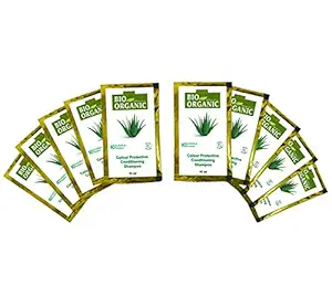 INDUS VALLEY Bio Organic Colour Protective Conditioning Shampoo 10 Sachets - (15ml X 10=150ml)