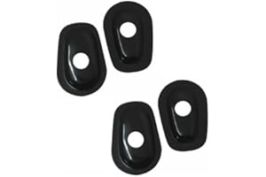BCR COMPONENTS BCR Supporti e Adattatori Freccia 4 Pezzi per Moto KAWASAKI - Indicatori Direzione Anteriori e Posteriori Con Piastre di Montaggio