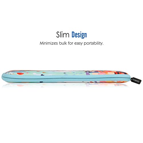 MoKo Universal 9-10″ Sleeve Hülle – Tragbare Neoprene Schutztasche für iPad 1/2/3/4, iPad Air/Air 2, iPad Pro 9.7″, Lenovo Yoga Book 10.1″, Samsung Galaxy Tab E 9.6, Tab A 10.1, Weihnachtsrotwild - 5