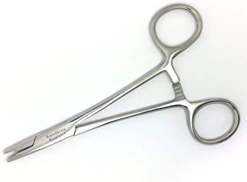 316L Surgical Steel Dermal Anchor Holding Plier Professional Tool Body Piercing Sandbros (3mm)