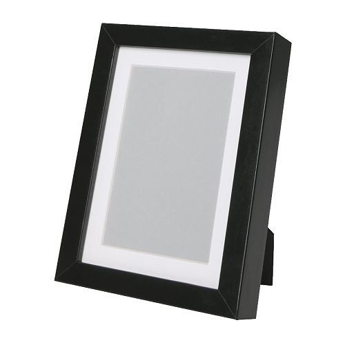 IKEA RIBBA Rahmen in schwarz (21x30cm)