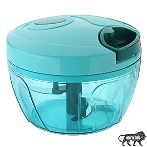 Primelife Compact Mini Speedy Vegetable Chopper in 350ML Size Chop Fruits and Vegetables - Made in India (350 ml - Multicolor)
